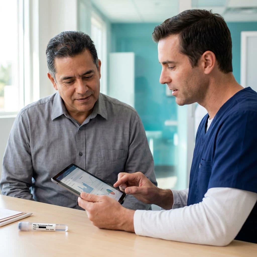 Exámenes del Hombre: PSA y Testosterona